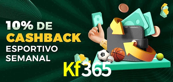 10% de bônus de cashback na Kf365
